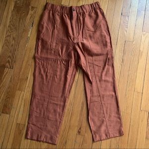 Madewell Tapered Huston Pull-On Crop Pants